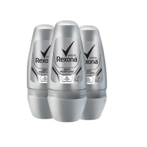Kit Desodorante Roll On Rexona Men Sem Perfume 50ml 3 Unidades