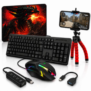 Kit Gamer Completão Mobilador Teclado Mouse Topled Promoção