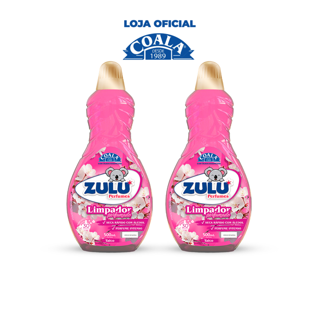 Kit Limpador Zulu Perfumes Talco 500 ml