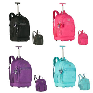 Kit Mochila de Rodinha Com Lancheira Rebecca Bonbon Sweet Dreams