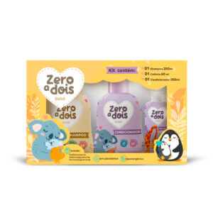 Kit para Bebê Shampoo Condicionador Colônia Zero a Dois