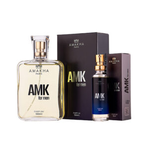 Kit Perfumado Masculino Amk For Man Perfume 15ml 100ML Amakha Paris