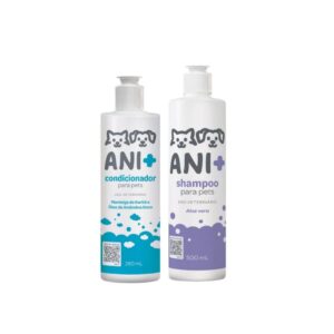 Kit Produtos Pet Shampoo Condicionador Cachorro Gato Ani+ Pet Society