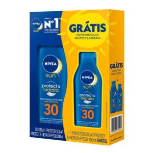 Kit Protetor Solar Nivea Sun Protect&Hidrata 200ml Protetor Solar