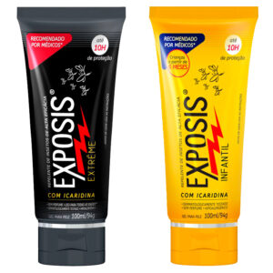 Kit Repelente Exposis Extreme Gel 100ml Repelente Gel Exposis