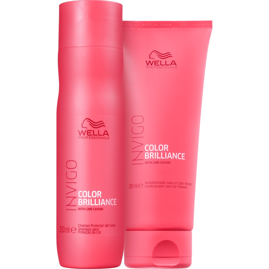 Kit Shampoo 250ml e Condicionador 200ml Brilliance Wella