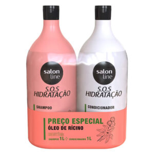 Kit Shampoo Condicionador Salon Line S.o.s Hidratação Turbinada 1L