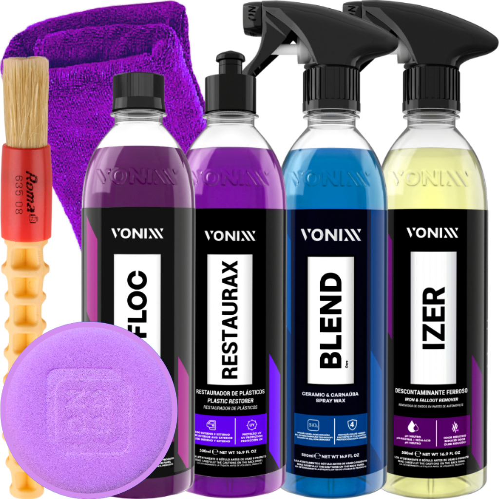 Kit Shampoo V-Floc Cera Blend Spray Izer Restaurax Vonixx