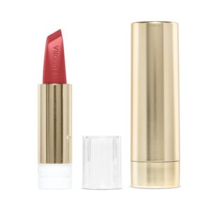 Kit Sofisticada e Destemida: Batom Alaranjado 3,4g Case Dourado