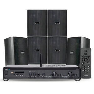 Kit Som Ambiente P Academias Frahm Slim 2500 6 Cxs Ps200 Preto 160