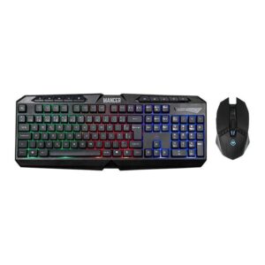 Kit Teclado e Mouse Gamer Mancer Krinius V2, Rainbow, 6400DPI, ABNT2