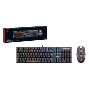 Kit Teclado e Mouse Gamer Mecânico USB RGB Knup — Informática