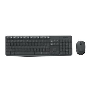 Kit Teclado e Mouse Logitech Wireless Preto