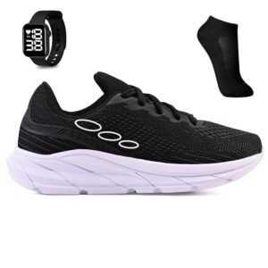 Kit Tenis Esportivo Masculino Feminino Academia Treino Leve Meia e