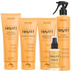 Kit Trivitt Itallian Color Shampoo Fluido Reparador Mascara