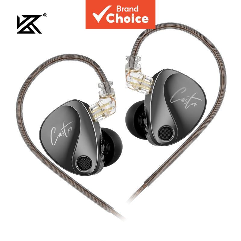 KZ Castor In Ear HiFi Fone de Ouvido Dinâmico de Alta Qualidade