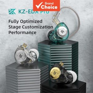 KZ Edx Pro fone de ouvido dinâmico com driver magnético duplo de