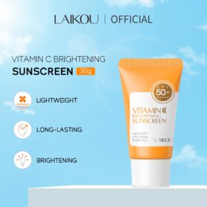 Laikou Protetor Solar Brilhante Vitamina C 30g PA Leve E De Longa