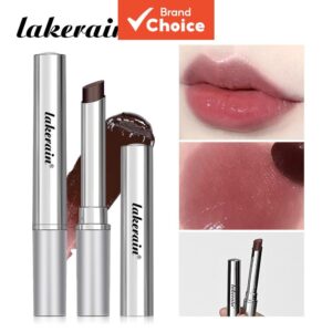Lakerain Hidratante Quase Batom Bálsamo Labial Colorido Mel Preto