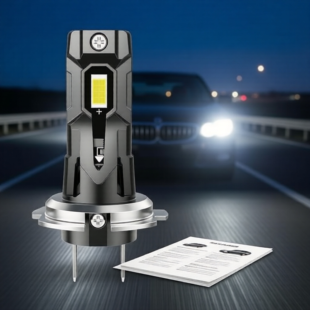 Lâmpadas LED H7 Canbus 6000K Brancas 30W Super Brilhantes Design