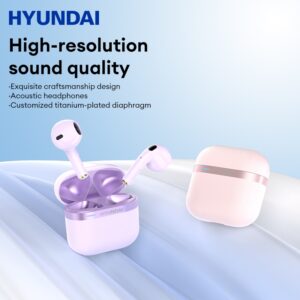 Lenovo Hyundai HY-T02 Pro Fone De Ouvido Sem Fio Cancelamento