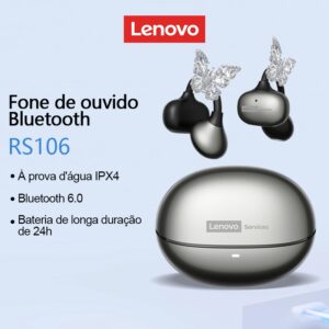 Lenovo RS106 Fone De Ouvido Bluetooth ENC Ruído Inteligente Alta