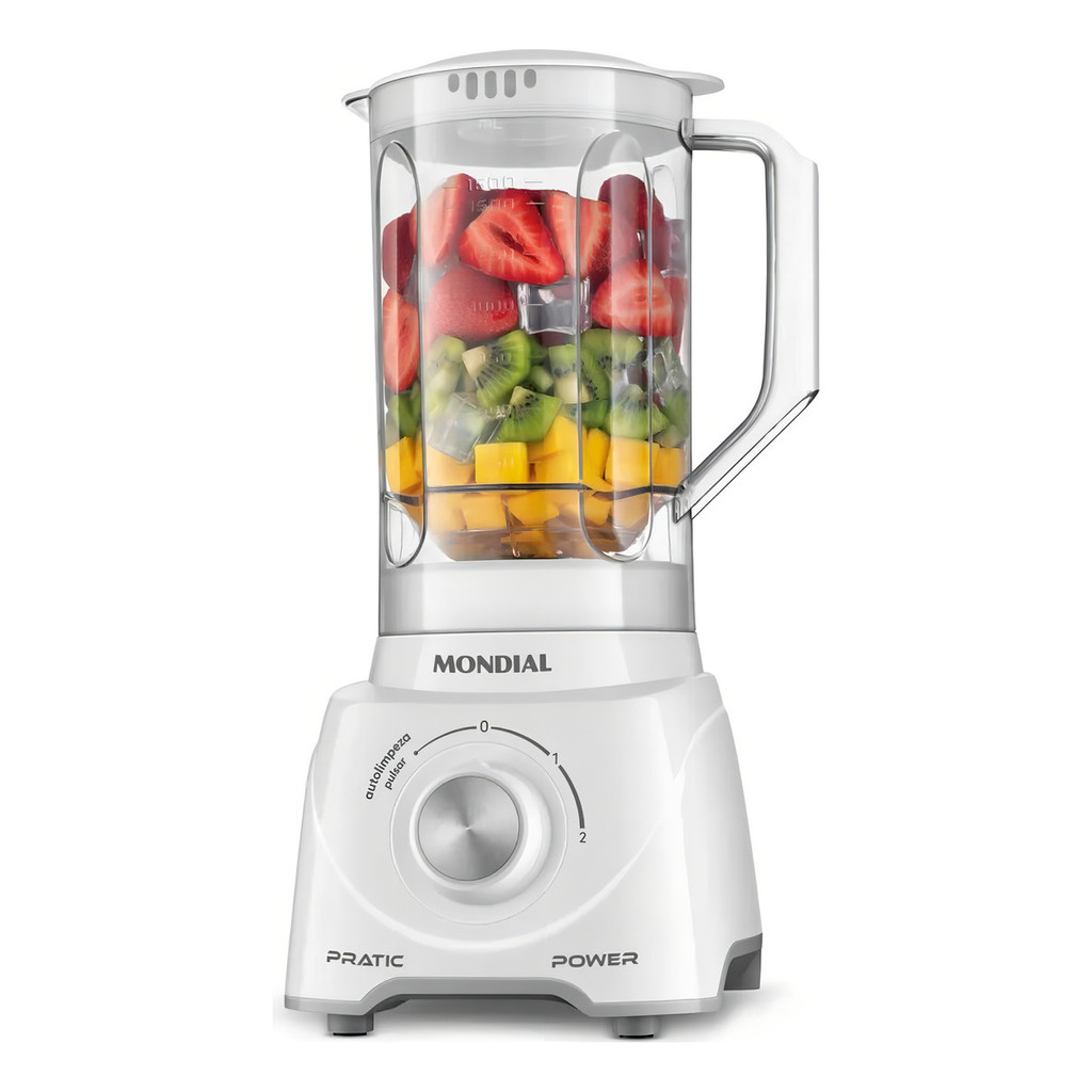 Liquidificador 2 Velocidade 550w Pratic Power L-97-w Mondial Cor