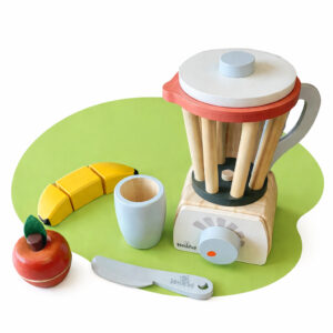 Liquidificador Brinquedo Madeira Infantil Pedagógico Criança Faz de