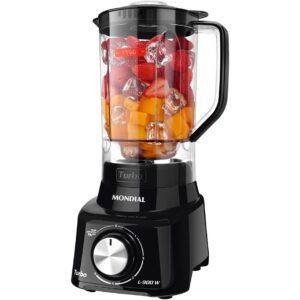 Liquidificador, Mondial, Turbo L-900W, 110V, Preto, 2,7L