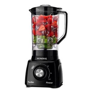 Liquidificador Mondial Turbo Power 550W 3 Velocidades 2,2L Função