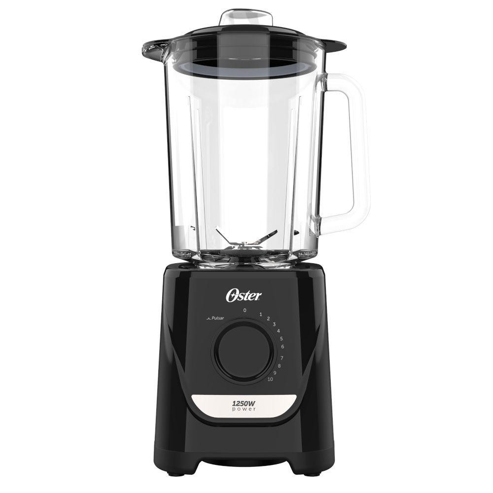Liquidificador Oster Jarra de Vidro 2,2 Litros Preto 1250W 127V