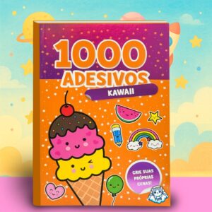 Livro Caderno Adesivos 3d 44 Cenários para Montar e Decorar