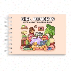 Livro de Colorir 180 G Comfy Days Cozy Friends Amigos Little Spooky