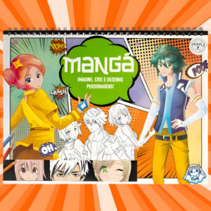 Livro De Colorir Caderno De Desenho Edição Mangá Pintura Coloring