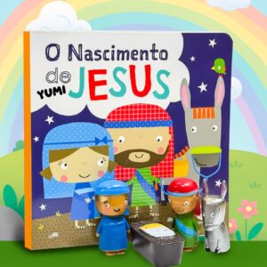 Livro Infantil O Nascimento de Jesus Divirta-se Com Cenário e