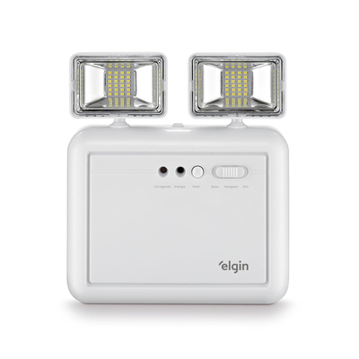 Luminária De Emergência Led Power Line 8w 1200lm 6500k Elgin