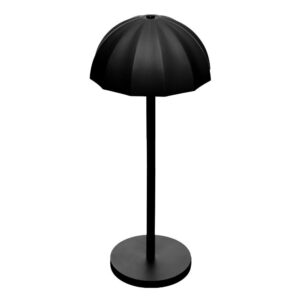 Luminária de Mesa Led Usb Wolff Sombria 15cm 34cm Preta — Decoração