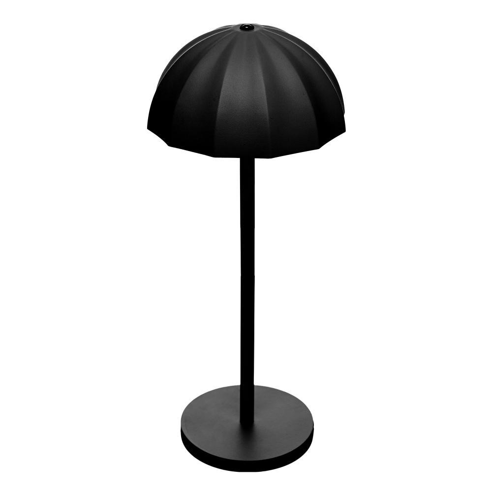 Luminária de Mesa Led Usb Wolff Sombria 15cm 34cm Preta — Decoração