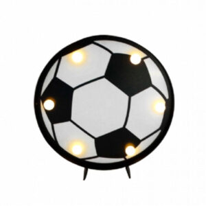 Luminária Led Bola de Futebol 16cm 1 unidade Artlille Rizzo