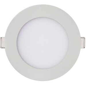 Luminária Led Embutir Redonda Slim 6W 3000K Kian