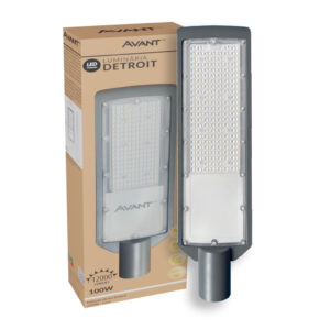 Luminaria Led Poste Detroit 6500k Bivolt 100w Avant Pro