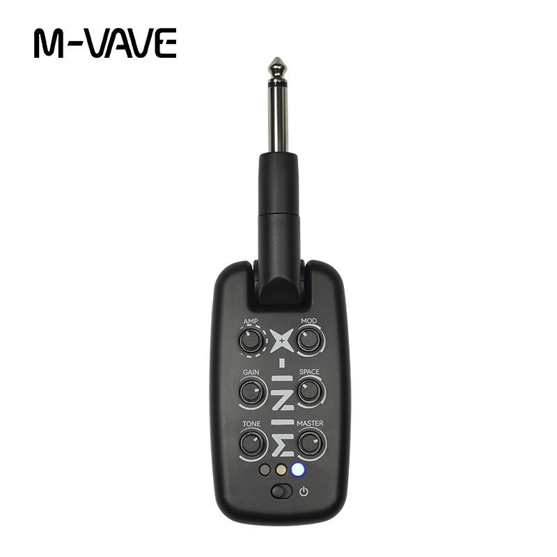M-Vave Mini-X Amplificador de fone de ouvido portátil para guitarra e