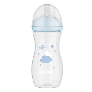 Mamadeira Buba Easy Flow Bico Tamanho 3 Nuvem 330ml Azul