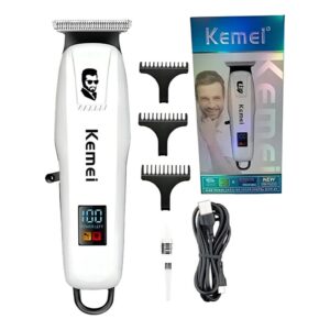 Máquina de Acabamento e Barbeador Kemei KM- Corte de Cabelo 5W Bivolt