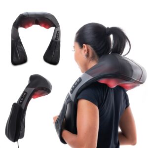 Massageador Colete Com Aquecimento Shiatsu Rx Pescoço E Ombros