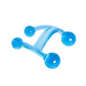 Massageador Manual 4 Esferas Polipropileno Azul Acte