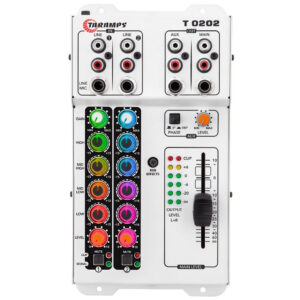 Mesa de Som Taramps Multicolor 2 Canais com Led RGB Rca e Som