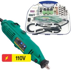 Micro Mini Retifica Furadeira Lixadeira Polidora Com Maleta 110V