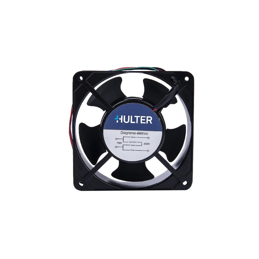 Micro Ventilador Hulter 120 X 38 com Bucha Bivolt