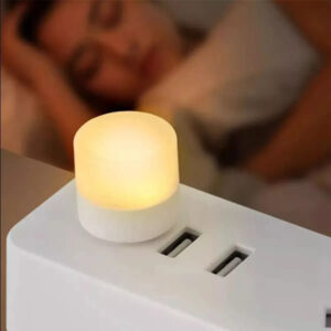 Mini Luminária LED USB 5V Portátil Branco Quente para Notebook Leitura — Decoração